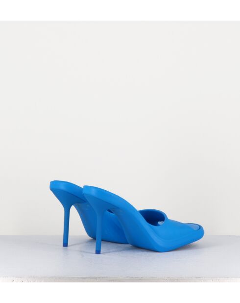 Mules Ida bleues - Talon 9cm