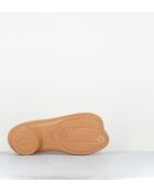 Sabots en caoutchouc beige léger