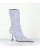 Stivali Marcela jeans in pelle - tacco 9cm