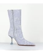 Stivali Marcela jeans in pelle - tacco 9cm