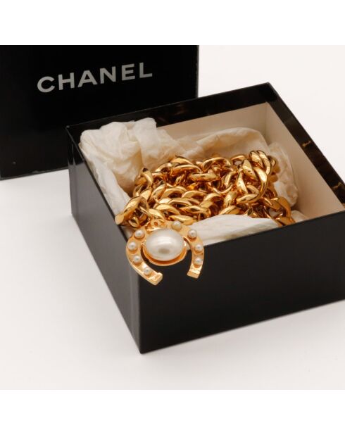 Chanel gouden parelriem - Zeer goede staat - 87 cm