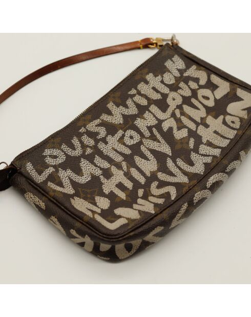Braune Zubehörtasche - Guter Zustand -21 x 13 x 3,5 cm