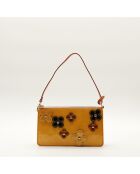 Pochette gialla Lexington Flower - Ottime condizioni - 20 x 11,5 x 4 cm