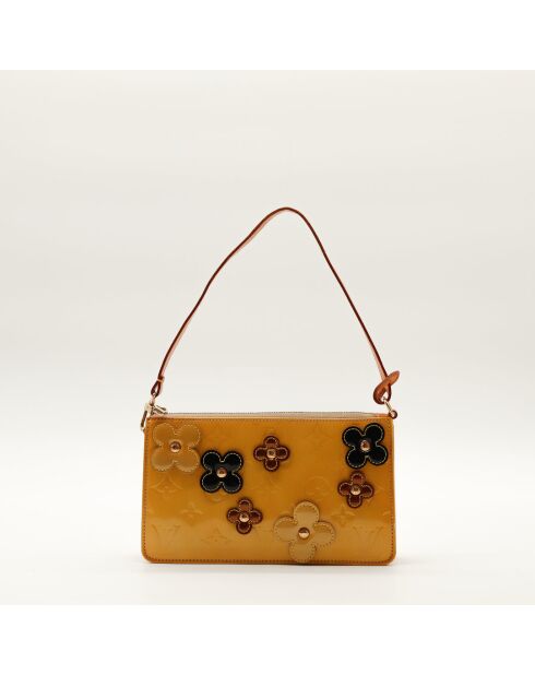 Lexington Flower gelber Beutel - Sehr guter Zustand - 20 x 11,5 x 4 cm