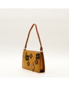 Pochette gialla Lexington Flower - Ottime condizioni - 20 x 11,5 x 4 cm