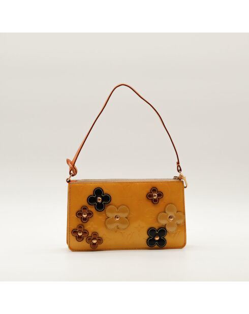 Lexington Flower gelber Beutel - Sehr guter Zustand - 20 x 11,5 x 4 cm