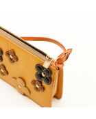 Pochette gialla Lexington Flower - Ottime condizioni - 20 x 11,5 x 4 cm