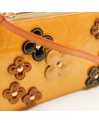 Pochette gialla Lexington Flower - Ottime condizioni - 20 x 11,5 x 4 cm