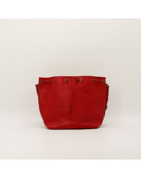 Sac en cuir Petit Noé rouge - Bon état - 25x26x20 cm