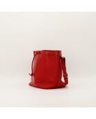 Sac en cuir Petit Noé rouge - Bon état - 25x26x20 cm