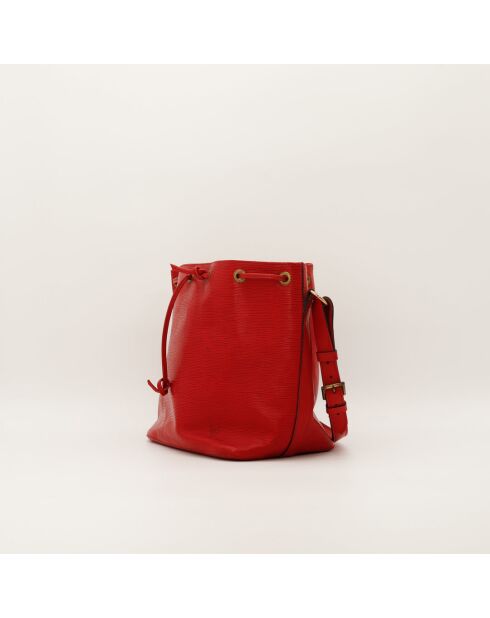 Sac en cuir Petit Noé rouge - Bon état - 25x26x20 cm