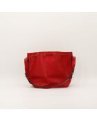 Sac en cuir Petit Noé rouge - Bon état - 25x26x20 cm