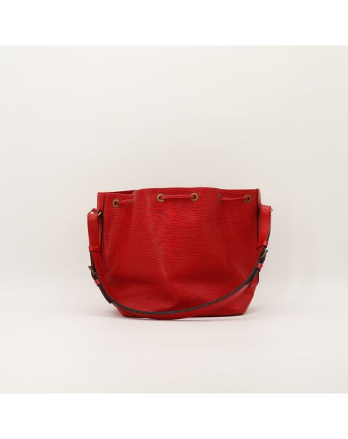 Sac en cuir Petit Noé rouge - Bon état - 25x26x20 cm