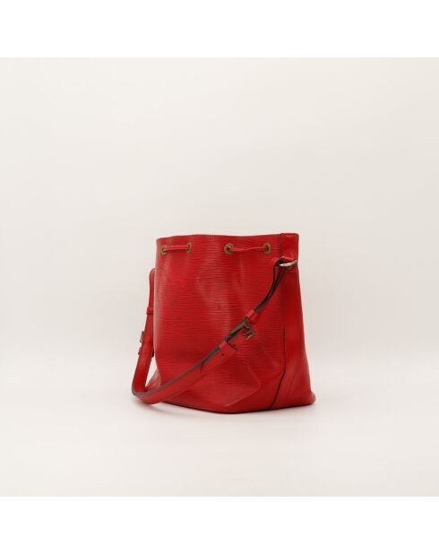Sac en cuir Petit Noé rouge - Bon état - 25x26x20 cm