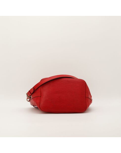 Sac en cuir Petit Noé rouge - Bon état - 25x26x20 cm