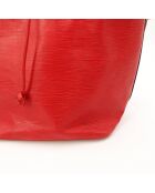 Sac en cuir Petit Noé rouge - Bon état - 25x26x20 cm