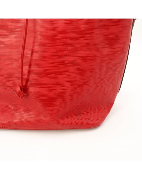 Sac en cuir Petit Noé rouge - Bon état - 25x26x20 cm