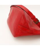 Sac en cuir Petit Noé rouge - Bon état - 25x26x20 cm