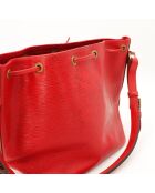 Sac en cuir Petit Noé rouge - Bon état - 25x26x20 cm