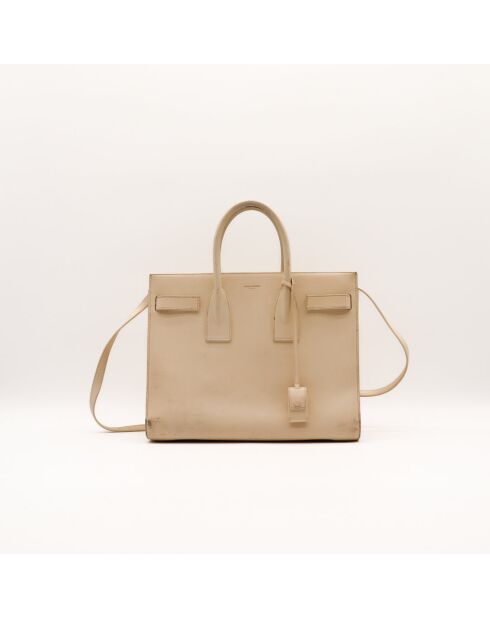 Bolsa de día beige - Buen estado - 32 x 15,5 x 25,5 cm
