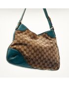 La borsa beige Jackie Horsebit - Buone condizioni - 33 x 24 x 26 cm