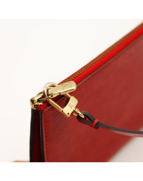 Rote Zubehörtasche - Guter Zustand - 21 x 13 x 3,5 cm