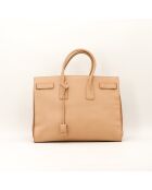 Bolsa de día grande de color beige - Buen estado - 40 x 21 x 30 cm