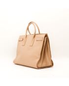 Bolsa de día grande de color beige - Buen estado - 40 x 21 x 30 cm