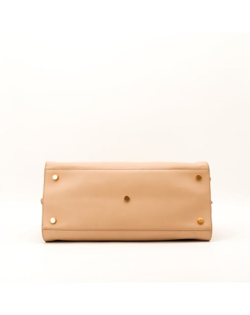 Bolsa de día grande de color beige - Buen estado - 40 x 21 x 30 cm