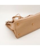 Bolsa de día grande de color beige - Buen estado - 40 x 21 x 30 cm