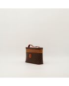 Sac Vanity Macadam marron foncé - Bon état - 37x3.6 cm