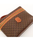 Sac Vanity Macadam marron foncé - Bon état - 37x3.6 cm