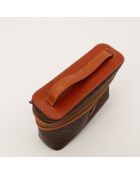 Sac Vanity Macadam marron foncé - Bon état - 37x3.6 cm
