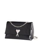 Sac Voulez-Vous en cuir noir - Neuf - 33x19x13 cm
