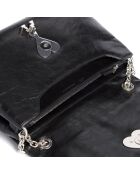 Sac Voulez-Vous en cuir noir - Neuf - 33x19x13 cm