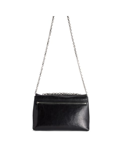 Sac Voulez-Vous en cuir noir - Neuf - 33x19x13 cm