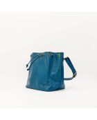 Sac en cuir Petit Noé bleu - Bon état - 25x26x20 cm