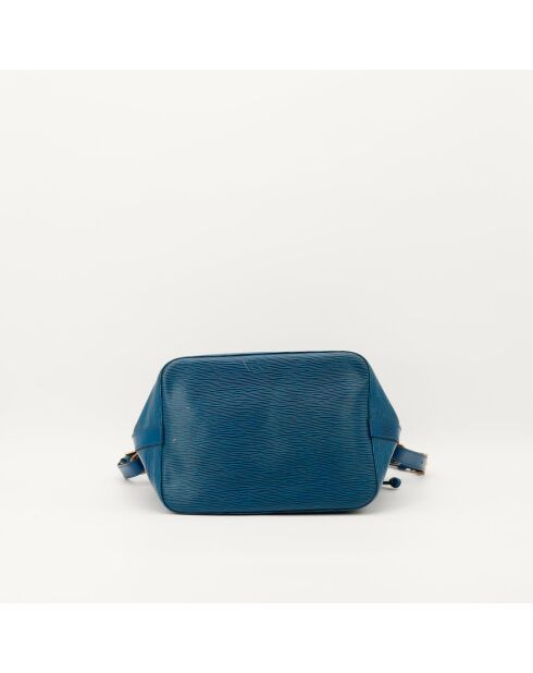 Sac en cuir Petit Noé bleu - Bon état - 25x26x20 cm