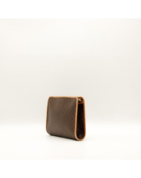 Makadam-Braunbeutel - Guter Zustand - 23 x 17 cm