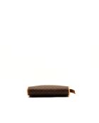 Pochette marrone macadam - Buone condizioni - 23 x 17 cm