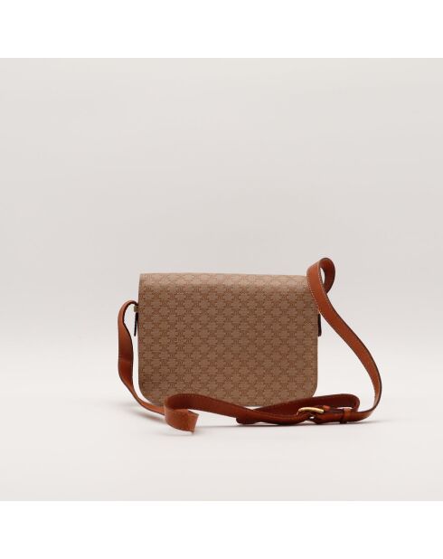 Macadam Triomphe Schultertasche beige/braun - Guter Zustand - 23 x 17 x 8 cm