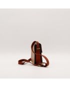 Macadam Triomphe Schultertasche beige/braun - Guter Zustand - 23 x 17 x 8 cm