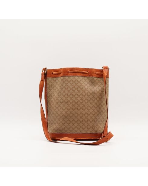 Beuteltasche in Makadam-Beige - Gebrauchsspuren - 23 x 27 x 11 cm