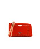 Peekaboo roter Kartenhalter - Neu - 12 x 8 x 1 cm