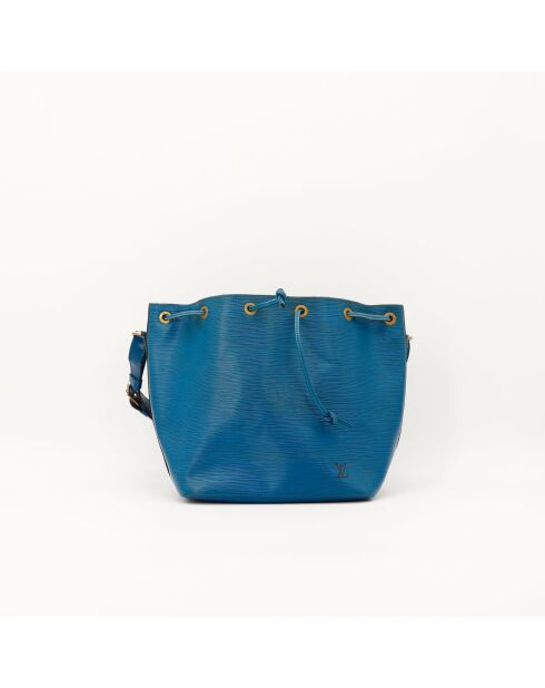 Sac en cuir Petit Noé bleu - Bon état - 25x26x20 cm