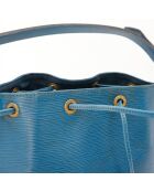 Sac en cuir Petit Noé bleu - Bon état - 25x26x20 cm