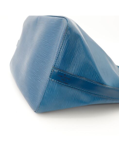 Sac en cuir Petit Noé bleu - Bon état - 25x26x20 cm