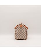 Speedy 30 Damier Azur beige Tasche - Sehr guter Zustand - 30 x 17 x 21 cm