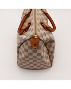 Speedy 30 Damier Azur beige Tasche - Sehr guter Zustand - 30 x 17 x 21 cm