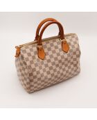 Speedy 30 Damier Azur beige Tasche - Sehr guter Zustand - 30 x 17 x 21 cm